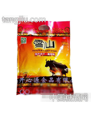 雪山耗牛肉干麻辣味180克