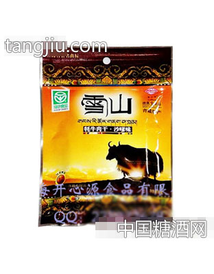 雪山耗牛肉干沙嗲味45g