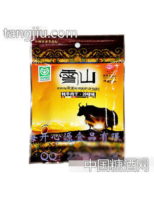 雪山耗牛肉干沙嗲味180g