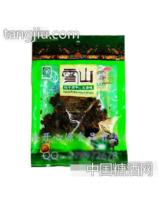 雪山耗牛肉干五香味120g