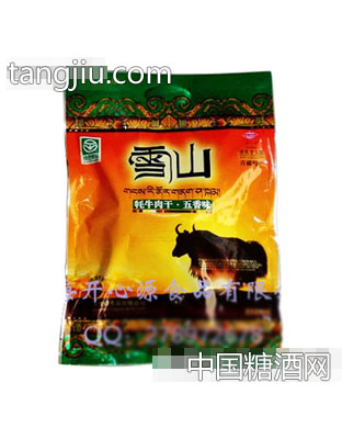 雪山耗牛肉干五香味180克