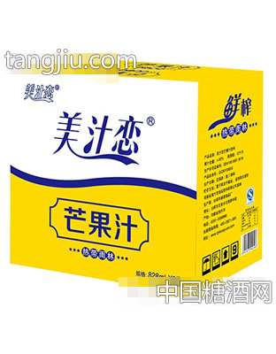 828mlx8瓶美汁恋芒果汁饮料