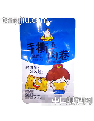 咘啦啦手撕素肉卷酱香味28g