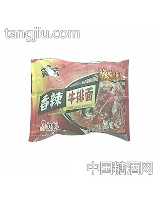 来运香辣牛排面