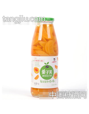 菓子美黄桃桔片爽1kg