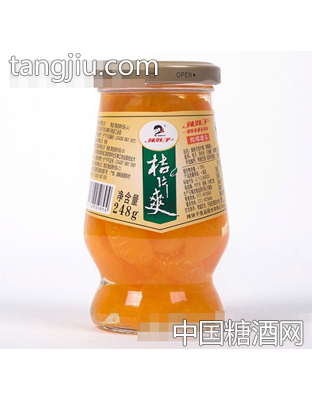 菓子美黄桃桔片爽248g