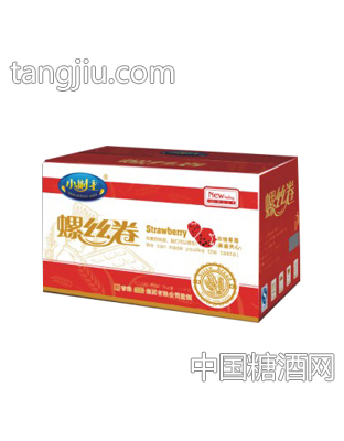 螺丝卷面包柔情草莓酱夹心3000g