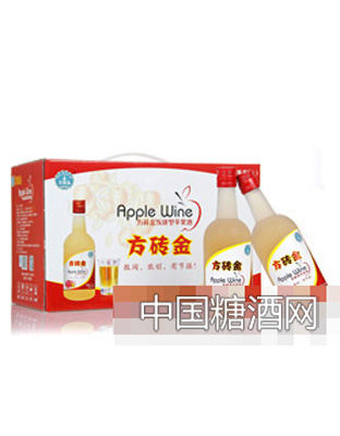 方砖金发酵型红苹果酒