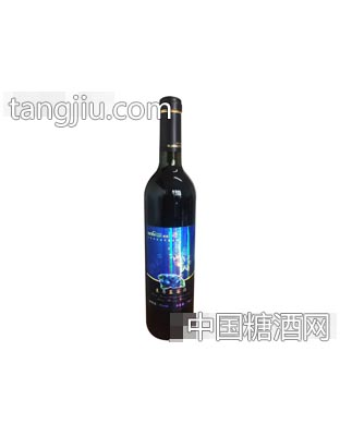蓝俏蓝莓酒5度750ml