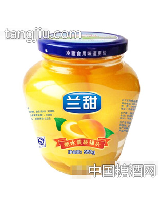 兰甜糖水黄桃罐头950g