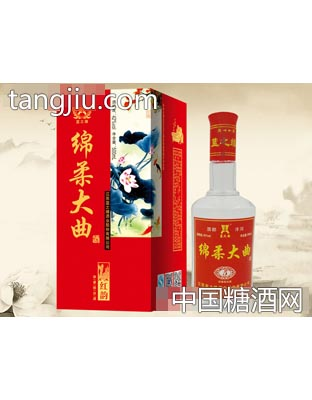 蓝之缘绵柔大曲酒红韵
