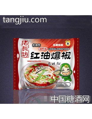 佬长坊劲红油爆椒泡面