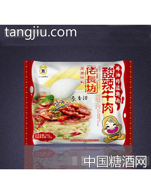 佬长坊酸辣牛肉泡面