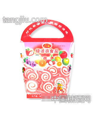 塑彩盒果卷软糖（红色）