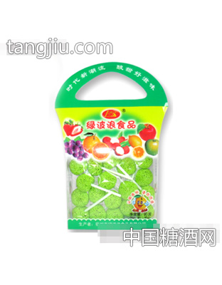塑彩盒酸麻仔棒糖果（绿色）