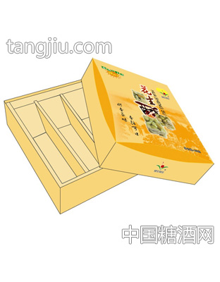 绿宝花生酥黄盒