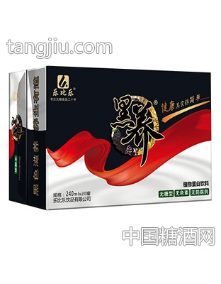 乐比乐黑养无糖型饮品240mlx20