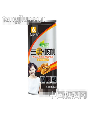 乐比乐无糖三黑+核桃240ml