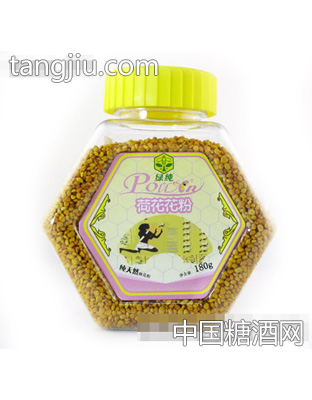 绿纯荷花花粉