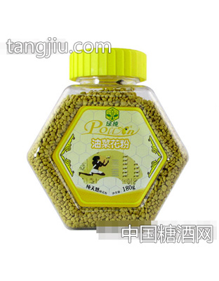 绿纯油菜花粉
