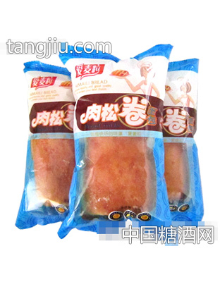爱麦粒肉松卷面包