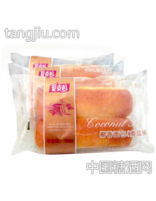 爱麦粒椰香面包（南瓜味）