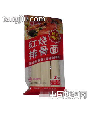 味都红烧排骨面