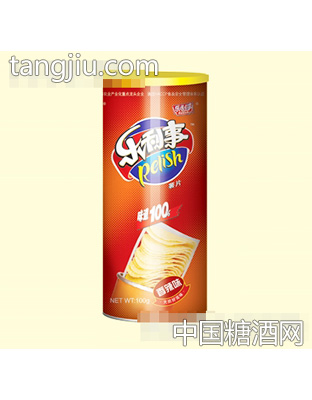 乐利事香辣味薯片100g