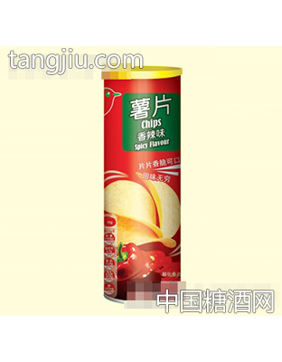 乐利事香辣味薯片110g