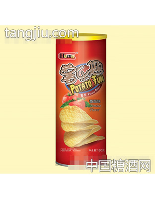 薯乐趣番茄味薯片160g