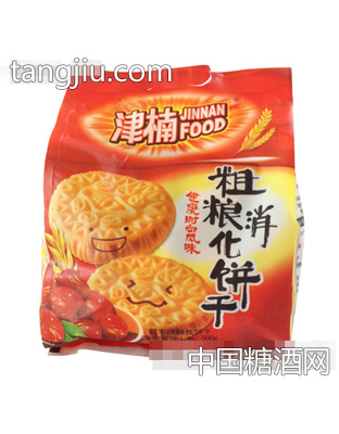 津楠粗粮消化饼干红枣味500g