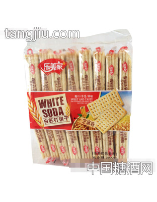 乐美家白苏打饼干芝麻味450g