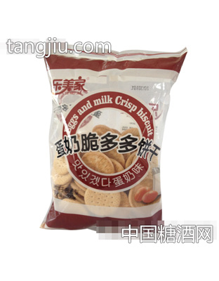 乐美家蛋奶脆多多饼干蛋奶味