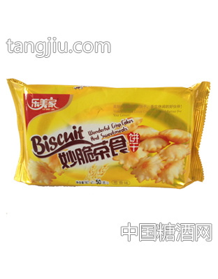 乐美家妙脆茶食饼干葱香味50g
