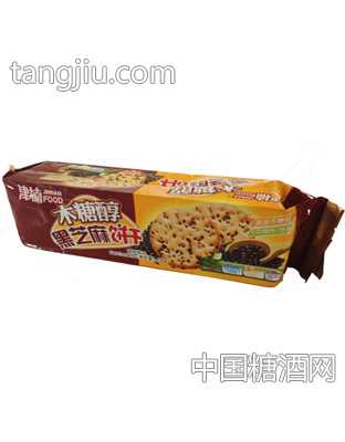 津楠木糖醇黑芝麻饼干180g