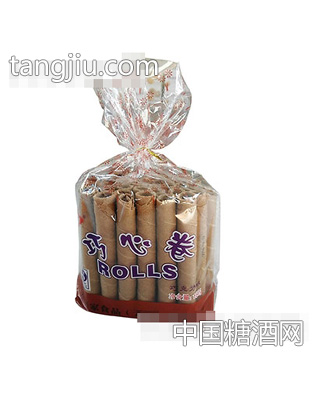 乐美家巧心卷巧克力味180克