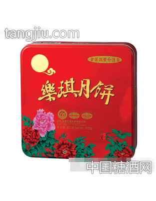 乐琪金装双黄白莲蓉月饼
