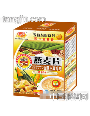 高纤宝香菇木耳鸡肉燕麦片