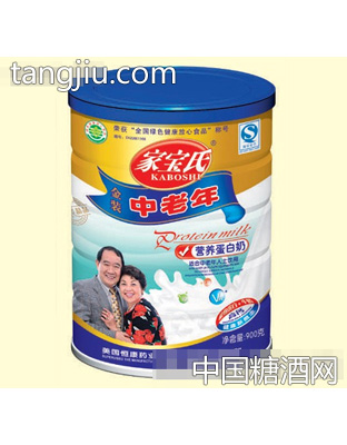 家宝氏900g罐装中老年营养蛋白奶
