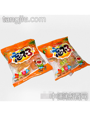 果味型彩珠果冻