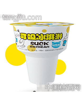 咔特猫可吸冰淇淋果味饮料菠萝味140ml