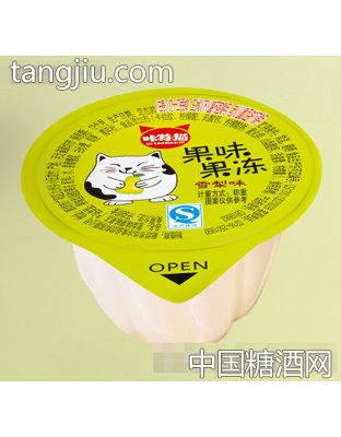 咔特猫袋装果味果冻雪梨味