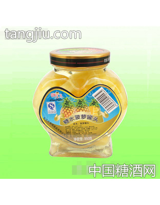 850克甜客来糖水菠萝罐头