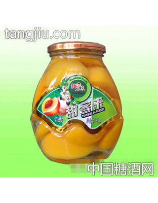 780克甜客来蜜桃罐头