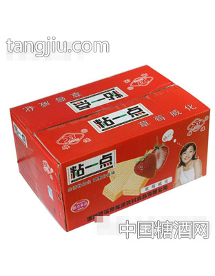 雄杰草莓威化饼箱装
