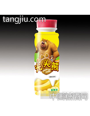 200ml光头熊香蕉味果味饮料