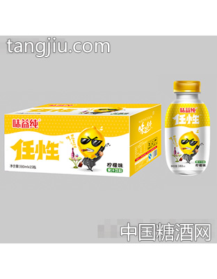 380mlx15瓶味益纯任性柠檬味果汁饮料