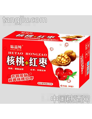 240ml味益纯核桃红枣复合植物蛋白饮品箱装