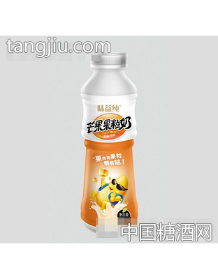 500ml味益纯芒果果粒奶