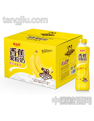 味益纯香蕉果粒奶500mlx15瓶